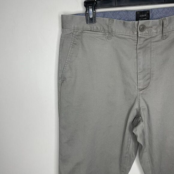 J.CREW Pants Mens 33 x 29 Gray 770 Straight Fit Chinos Stretch AR886 - Picture 3 of 12